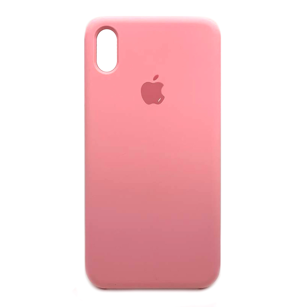 Silicone Case (AA) для iPhone XS Max (6.5") (Light pink)-0